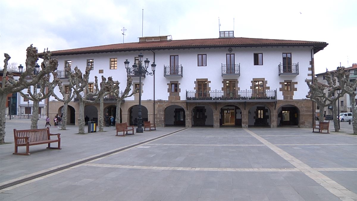 Oiartzun. Imagen obtenida de un vídeo de ETB.