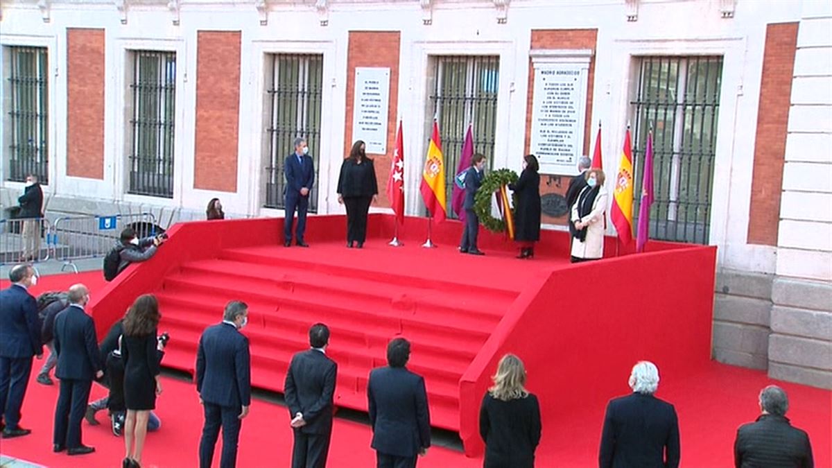 El acto celebrado en los jardines del Palacio Real en Madrid.