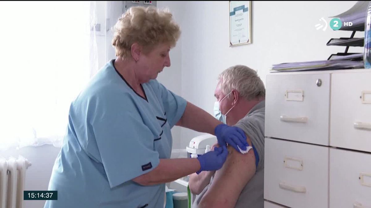 Vacunación. Imagen obtenida de un vídeo de ETB.