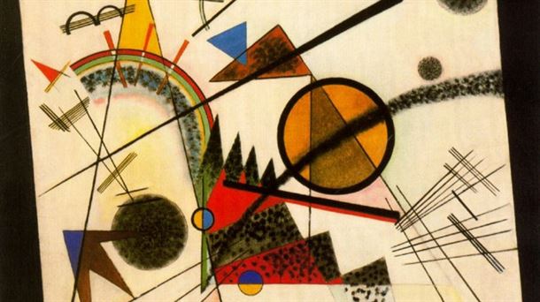 "En el cuadrado negro", Wassily Kandinsky
