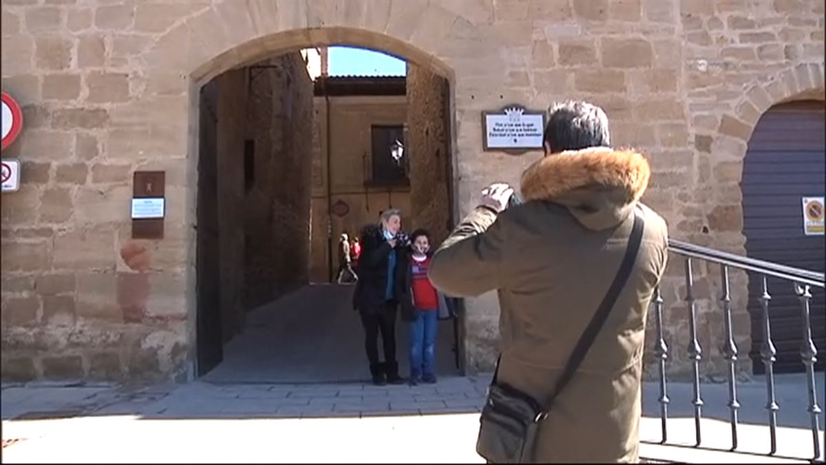 Muchos han elegido Rioja alavesa para pasar el día o el fin de semana y estrenar la movilidad  