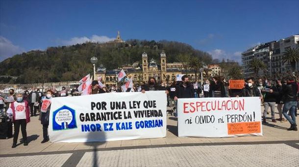 Manifestazioa Donostian. Argazkia: Amaia Balentziaga | Euskadi Irratia