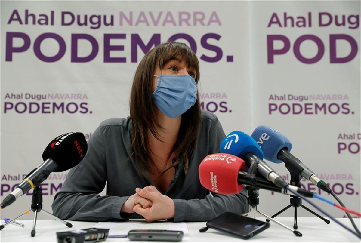 Begoña Alfaro, nueva líder de Podemos Navarra.