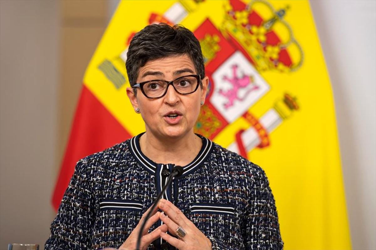 Arancha Gonzalez Laya Atzerri ministro ohi donostiarra. Argazkia: EFE