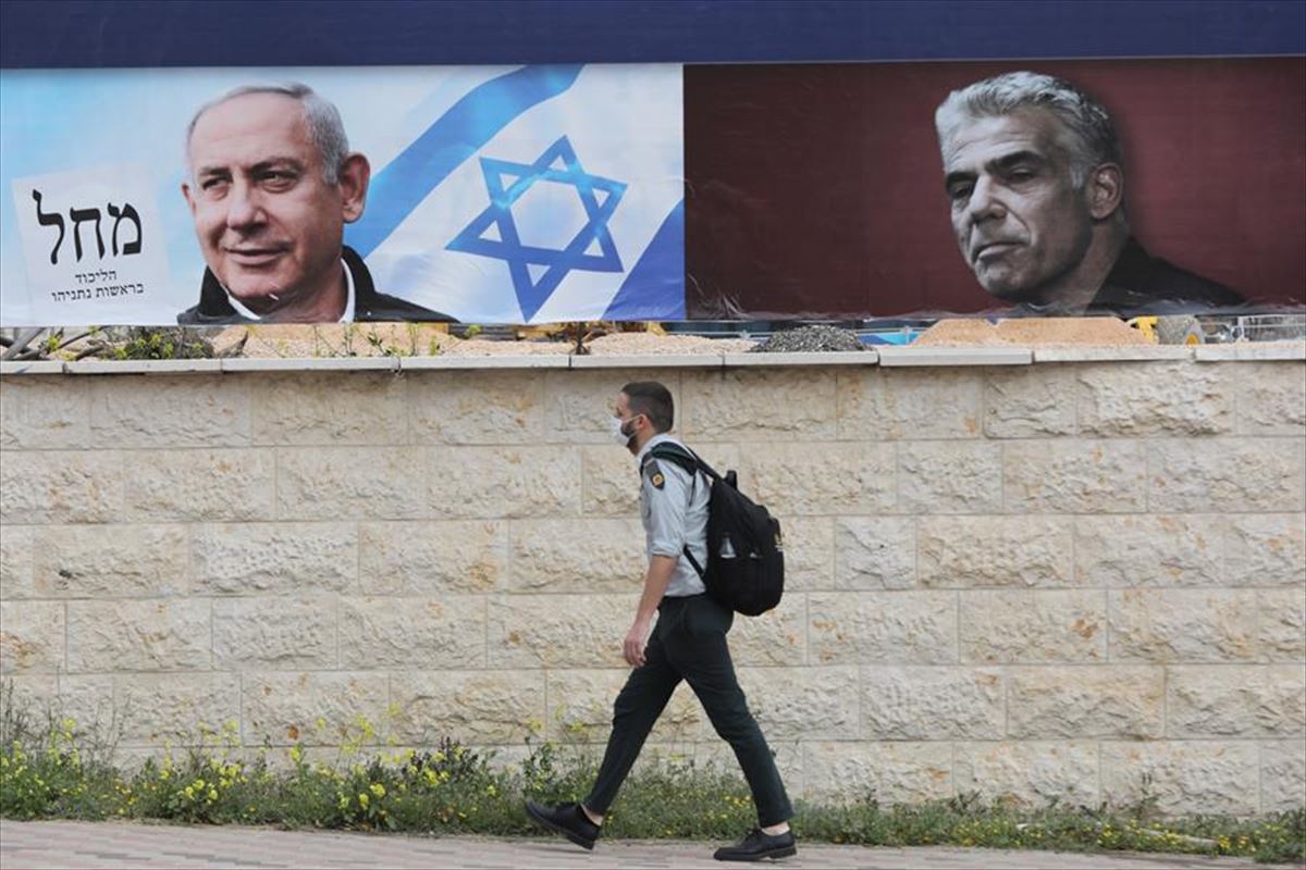 Murales electorarales en Jerusalén