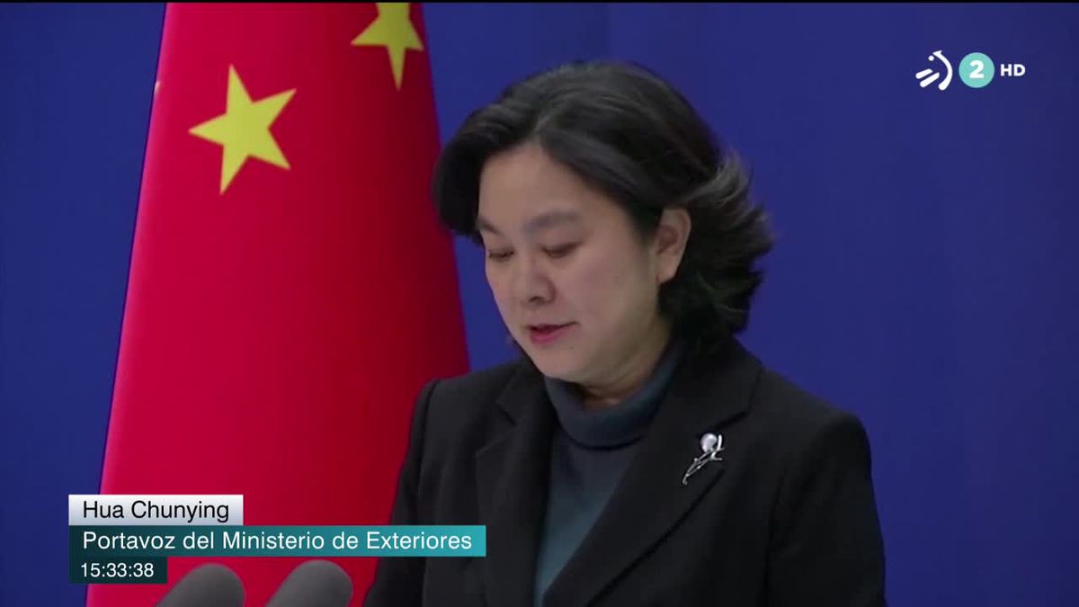 Hua Chunying. Imagen obtenida de un vídeo de ETB.