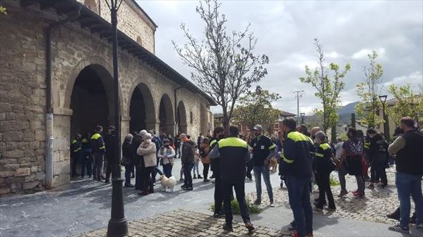 Exterior de la iglesia Santa María de Amurrio (Álava). Foto: Aiaraldeko Langile Batzordea