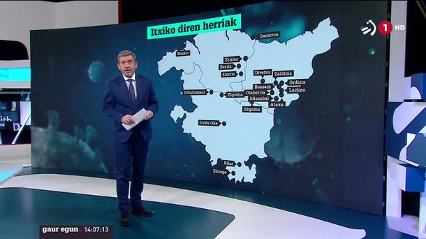 Itxiko diren udalerriak. EITB Mediaren bideo bateok irudia