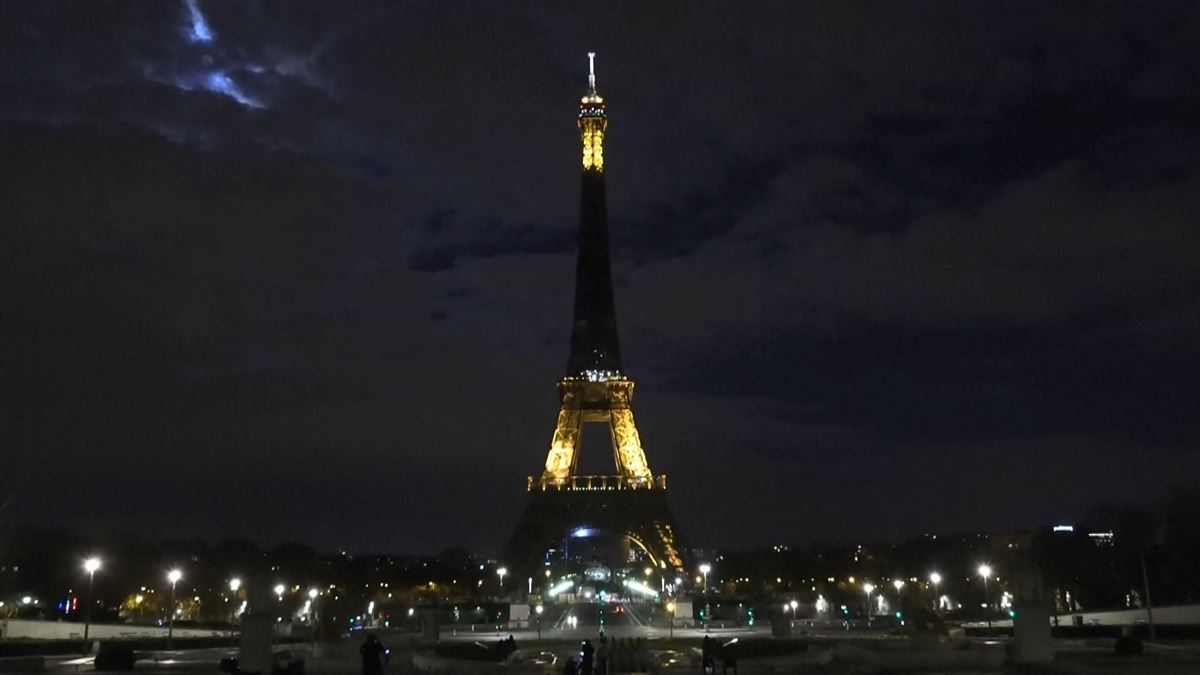 París (Francia). Imagen obtenida deun vídeo de EiTB Media.