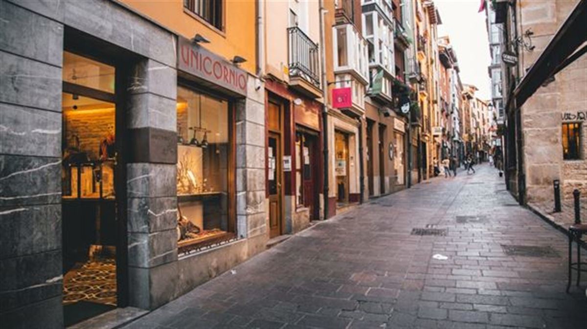 Calles del Casco Medieval de Vitoria-Gasteiz. Foto: Archivo.