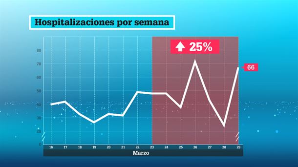 Hospitalizaciones en la CAV. Imagen: EITB Media