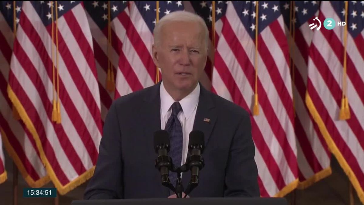 Joe Biden. Imagen obtenida de un vídeo de Agencias