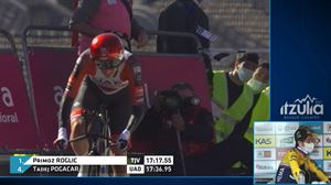 Pogacarrek ezin izan du Roglicen denbora hobetu