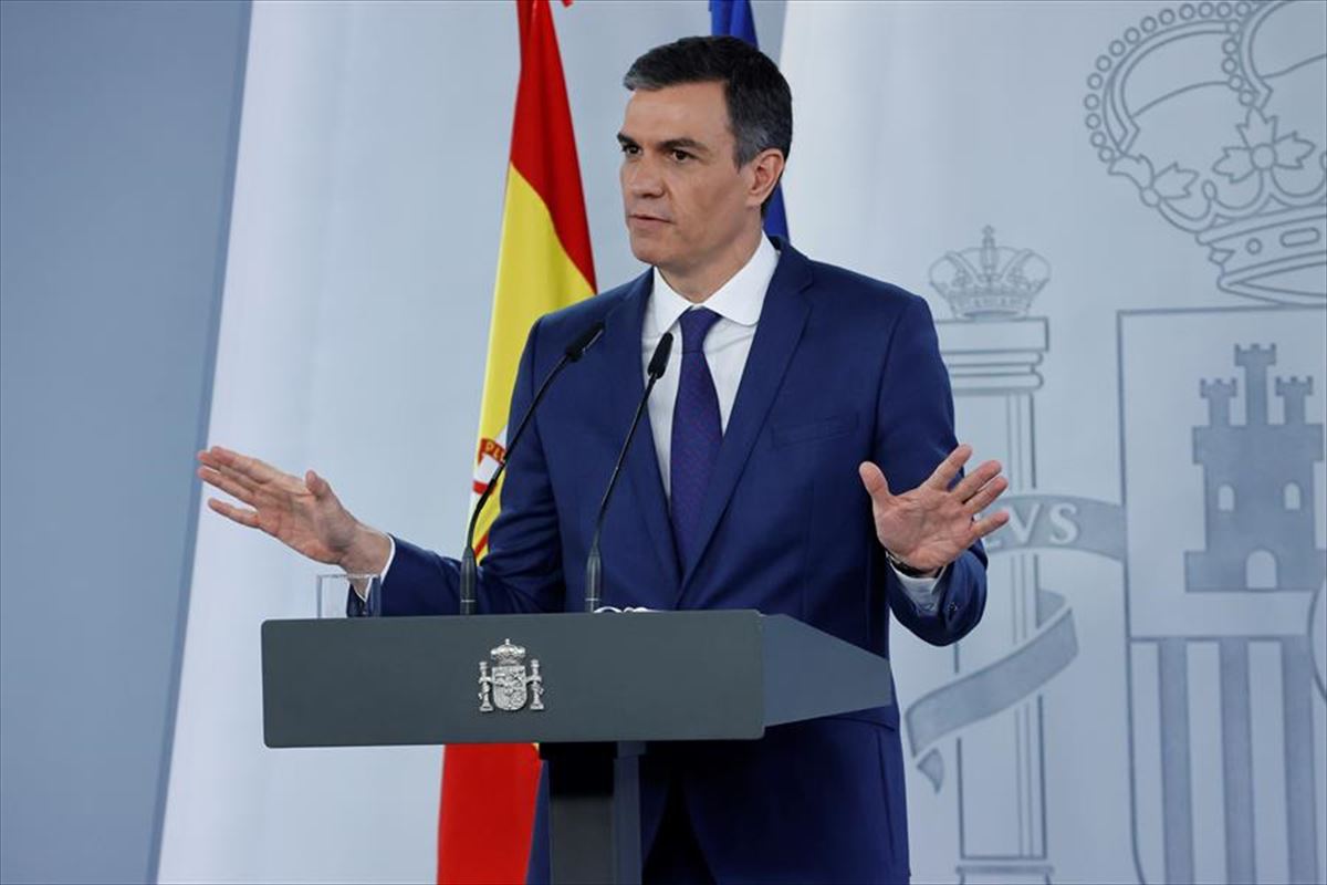 El presidente del Gobierno español, Pedro Sánchez. Foto: Efe