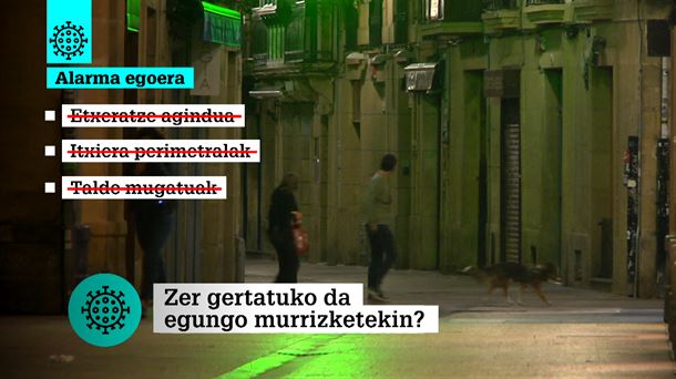 Neurri murriztaileak. ETBren bideo batetik ateratako irudia.