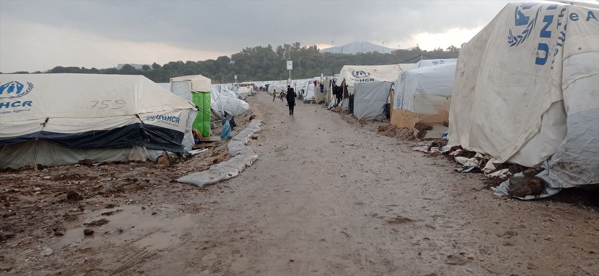 Campo de refugiados de Kara Tepe, en la isla griega de Lesbos