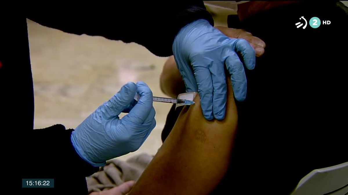 Vacuna de AstraZeneca. Imagen obtenida de un vídeo de EITB Media.