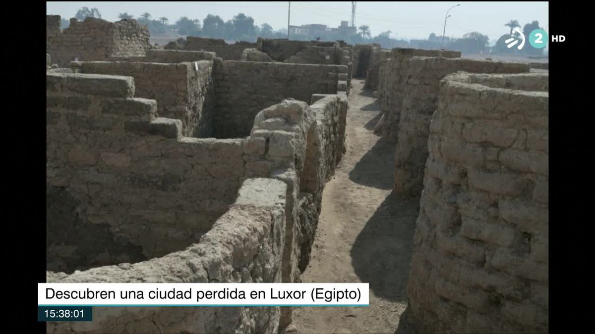 Las ruinas encontradas. Imagen obtenida de un vídeo de EITB Media.