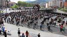 Protesta en Bilbao contra la celebración de la Eurocopa en San Mamés