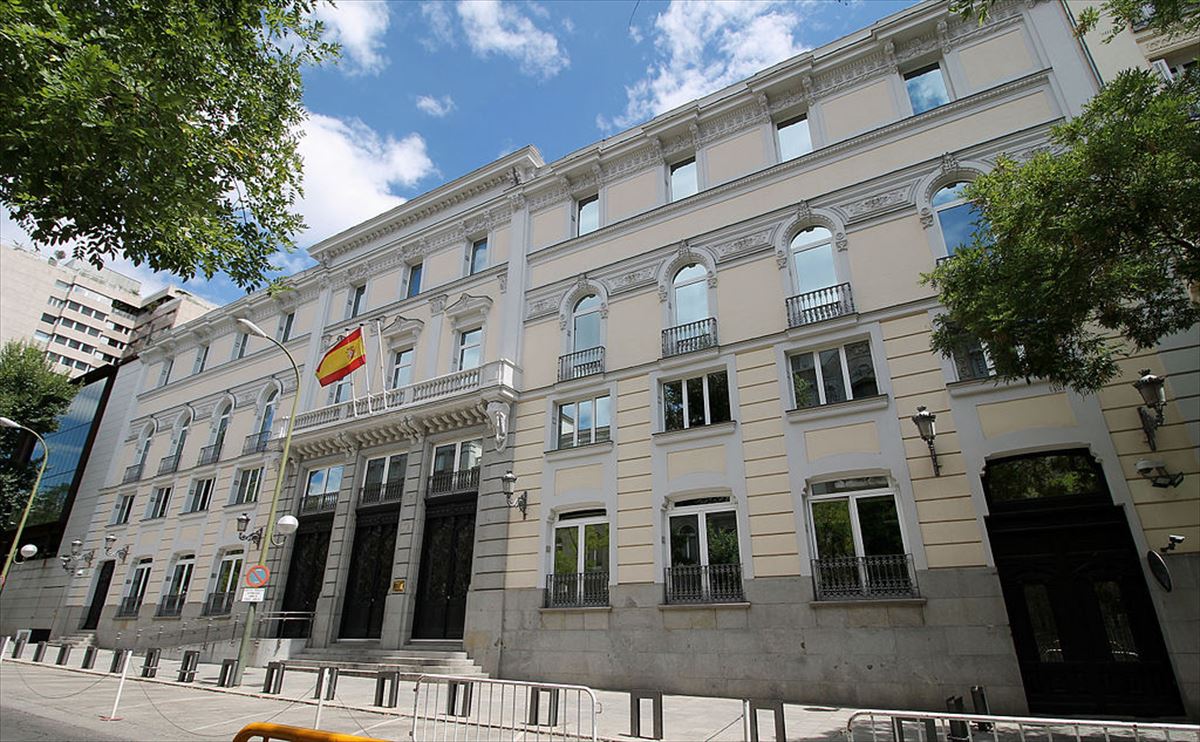 Imagen del edificio de la Sede del CGPJ en Madrid. 