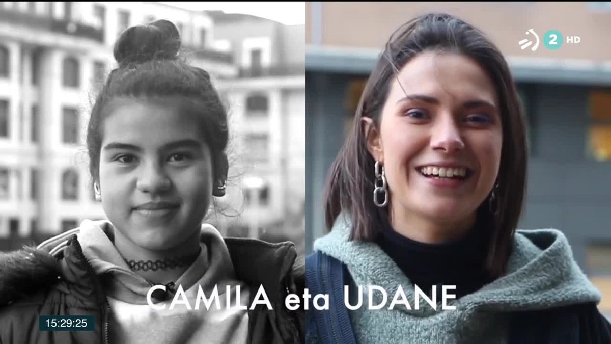 Camila y Udane. Imagen: EITB Media