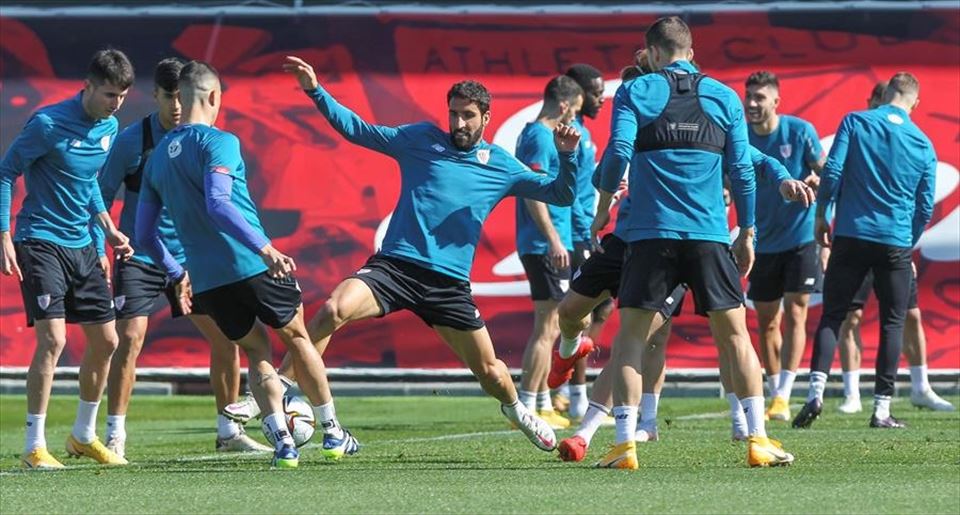 Athletic Bartzelonaren aurkako finala prestatzen.