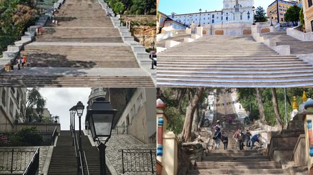 Escaleras y escalinatas en los confines del mundo