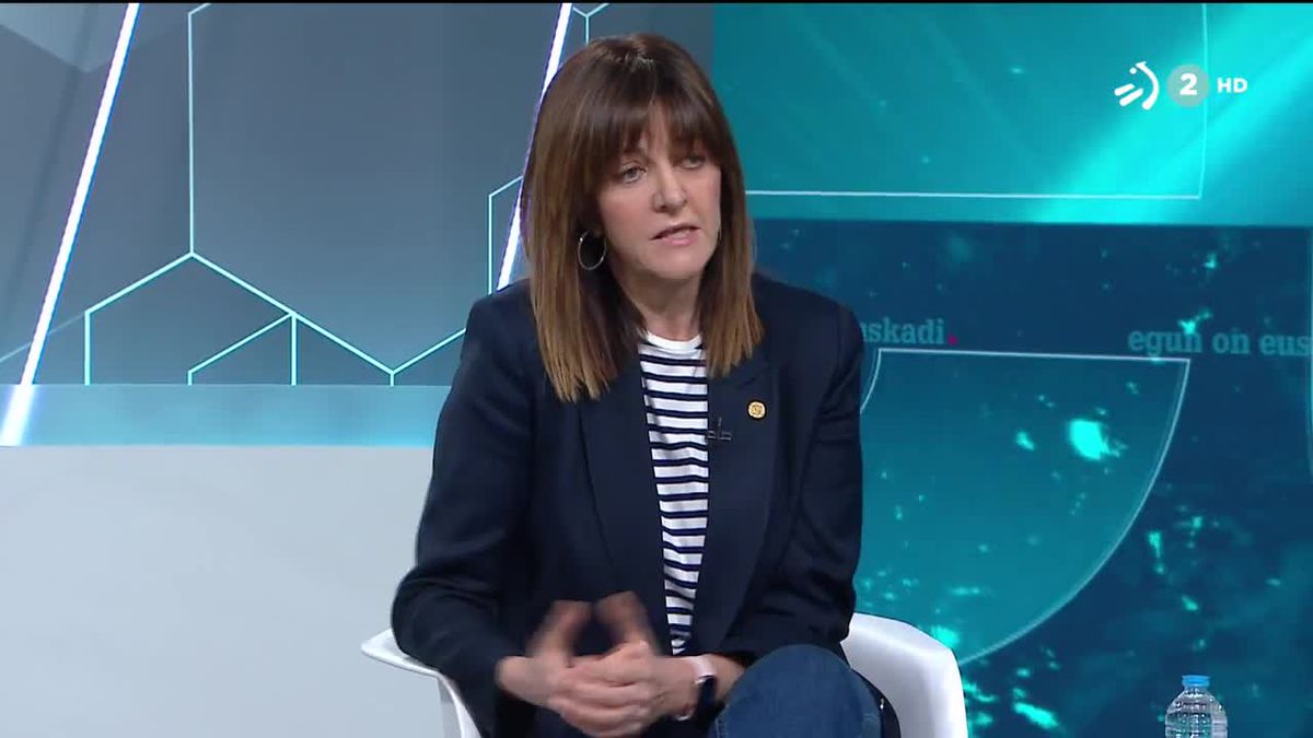 Idoia Mendia. Imagen obtenida de un vídeo de ETB.