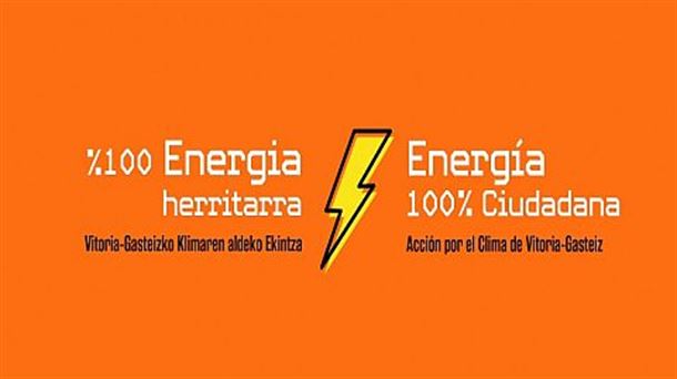 Cartel de energía 100% ciudadana.