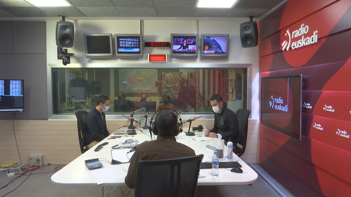 El estudio de Radio Euskadi, en Bilbao.