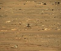 El helicóptero Ingenuity hace historia al volar, por primera vez, en Marte