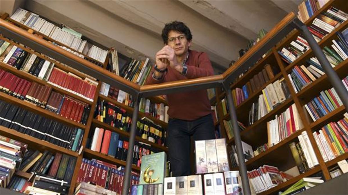 Álvaro Manso, librero asociado y portavoz de CEGAL. Foto: ICAL