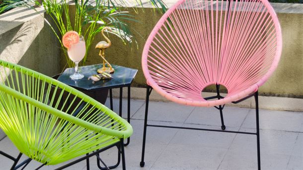 Iconos del diseño para muebles de exterior: la silla Acapulco y la silla Butterfly  
