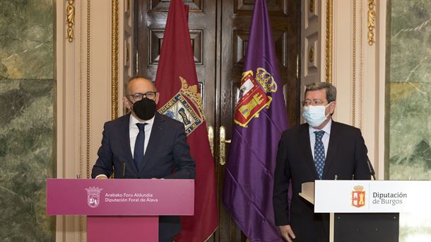 Araba y Burgos actualizan el acuerdo para dar más servicios en Treviño