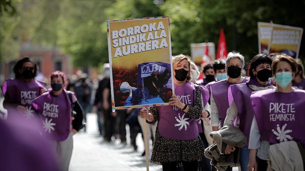 Manifestazioa Iruñean. Argazkia: Efe