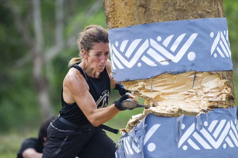 Txinti, enborra mozten