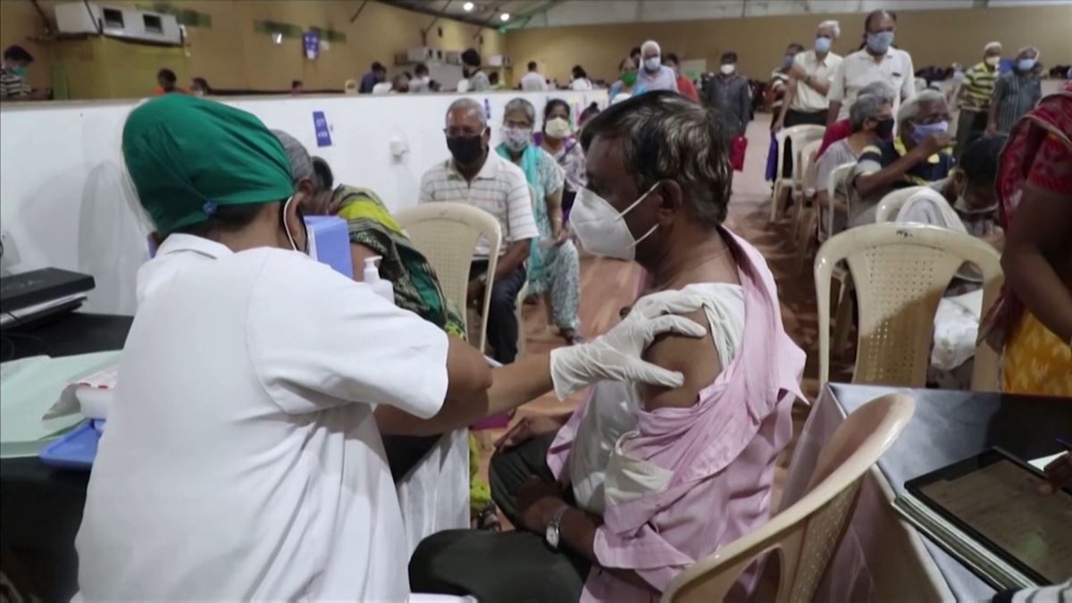 Vacunación en la India