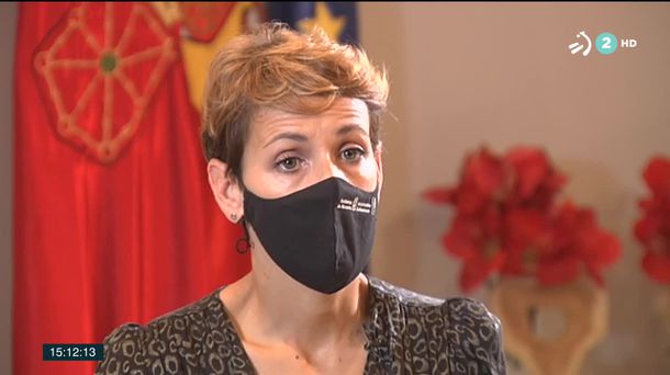 La presidenta María Chivite propone una desescalada "prudente" tras el estado de alarma.