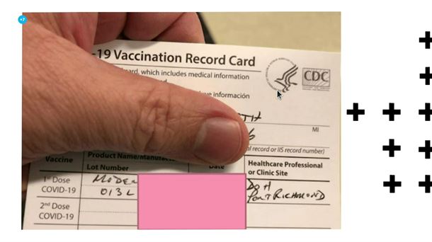 Un carnet de vacunación