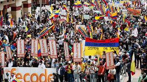 Cómo vive un colombiano afincado en Vitoria la situación por la que atraviesa su país