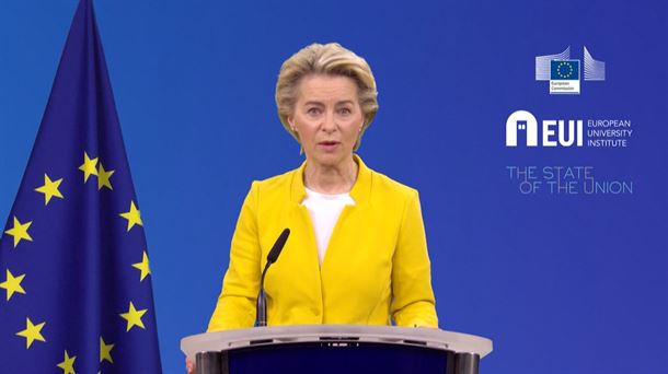 La presidenta de la Comisión Europea (CE), Ursula von der Leyen