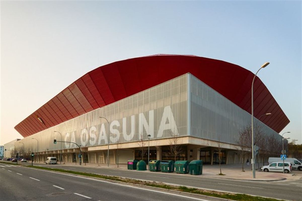 Estadio de 'El Sadar", en Pamplona. @CAOsasuna