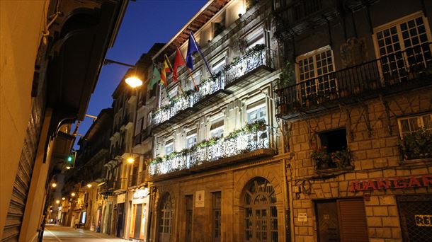 Calles vacías en Pamplona. Foto: Jesus Angel Arana.