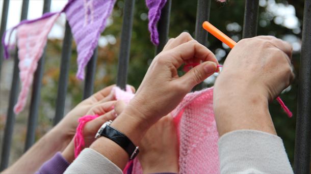 Actividad contra la violencia de género en Aiaraldea. 