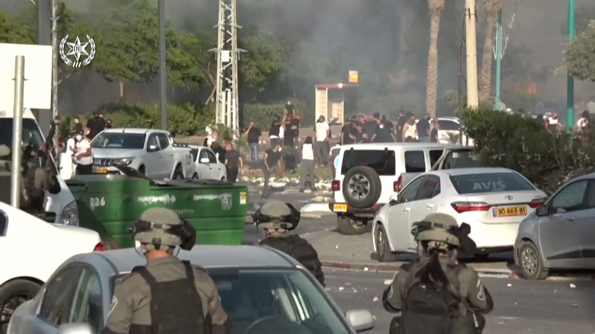 Enfrentamientos en Israel. Imagen: Agencias