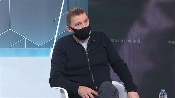 Otegi, en una entrevista anterior a ETB. 