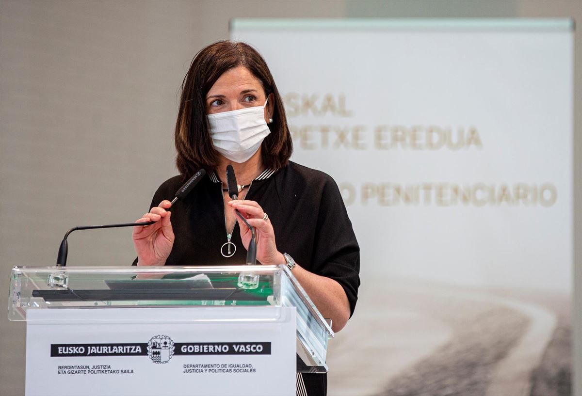 La consejera de Justicia del Gobierno Vasco, Beatriz Artolazabal. Foto: EFE