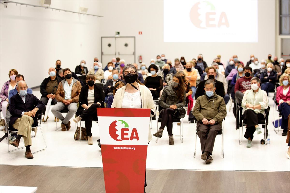 El sector crítico de EA en Vitoria-Gasteiz. Foto: EFE