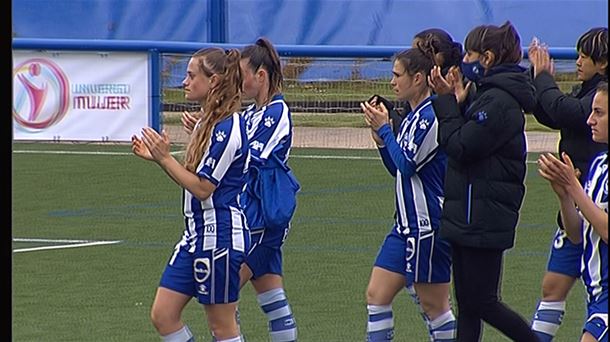 Jugadoras del equipo femenino de fútbol Alavés