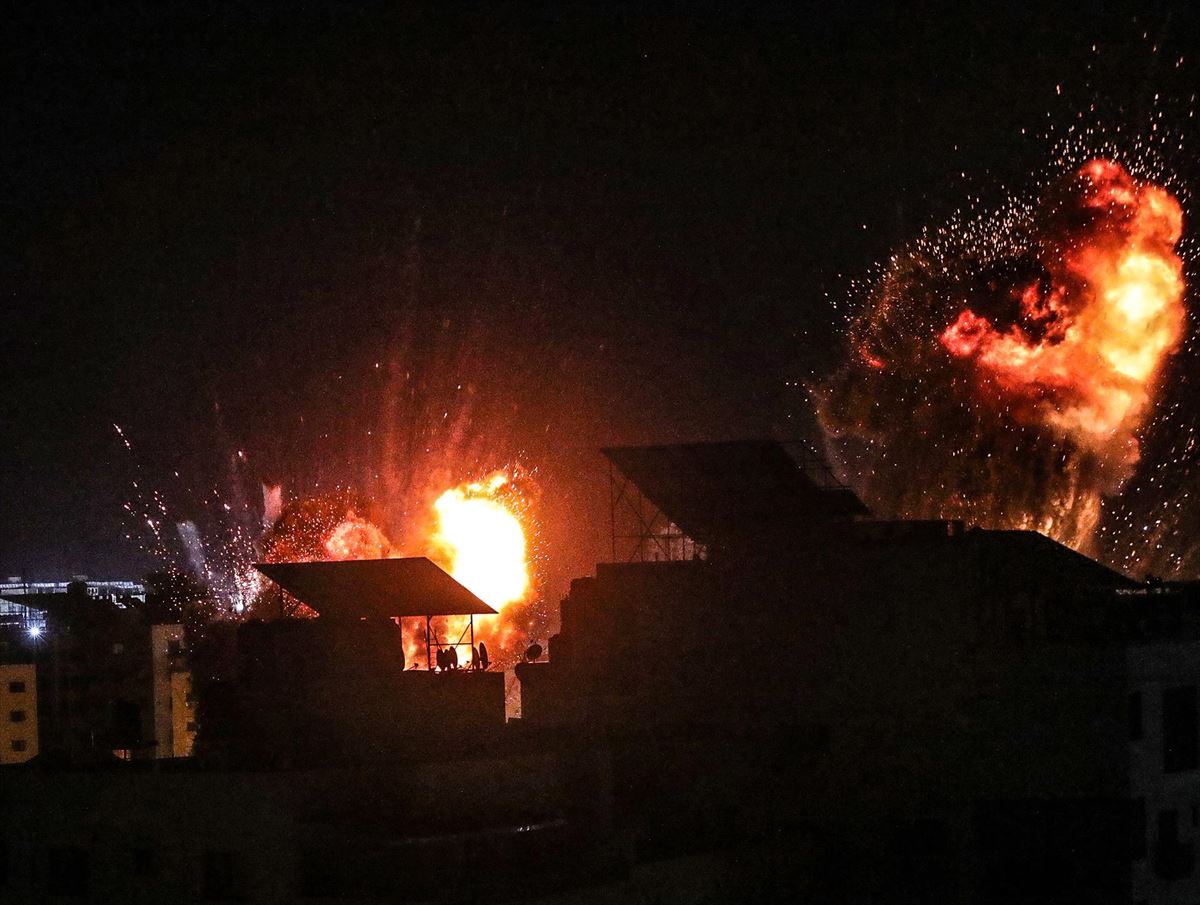 Israel sigue bombardeando la Franja de Gaza